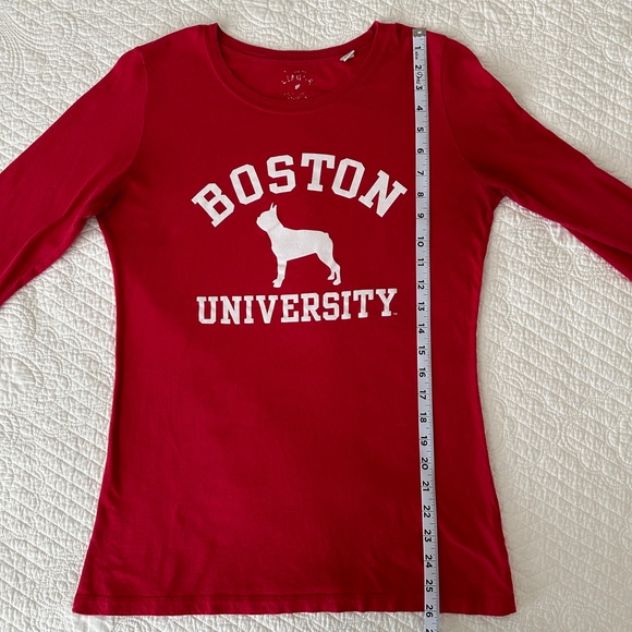 Boston University BU Terriers Long Sleeved T-Shirt Tee Shirt League - Picture 4 of 7